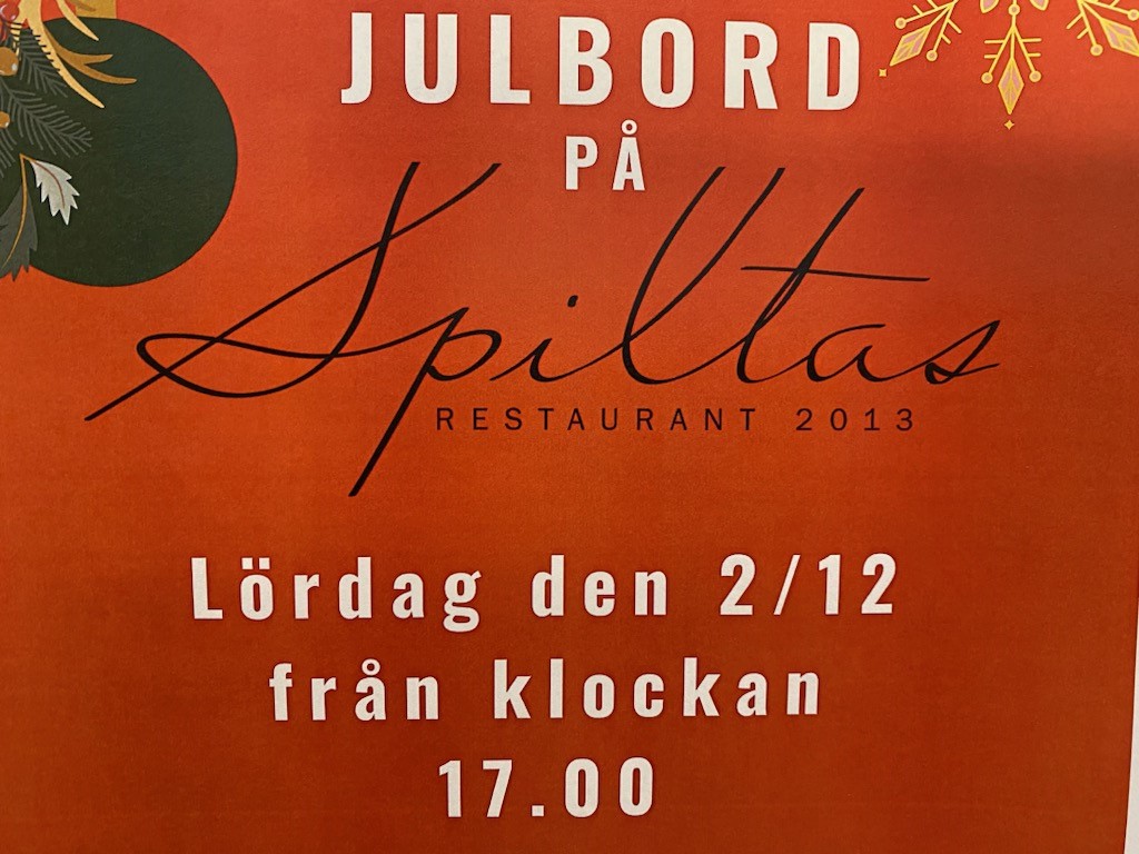 Julbord 2 December